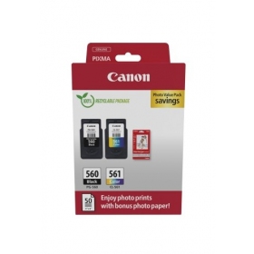 Canon CRG PG-560/CL-561 + Photo Paper Value Pack (3713C008) mustekasettisarja, BK/CMY