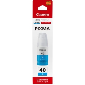 Canon GI-40C (3400C001) Mustepullon täyttöpakkaus, syaani