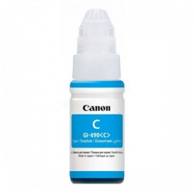 Canon GI-490 täyttömuste - 0664C001, syaani mustepullo mustesuihkutulostimille