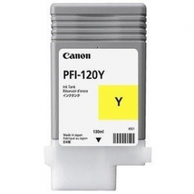 Canon PFI-120 (2888C001), keltain värikasetti mustesuihkutulostimille