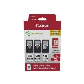 Canon PG-540L/CL-541XL (5224B015) valokuvapakkaus mustekasettisarja, BK/CMY