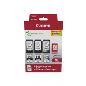 Canon PG-545XL/CL-546XL (8286B015) Photo value pack Mustekasettisarja, BK/CMY