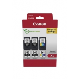 Canon PG-560XL/CL-561XL (3712C009) mustekasettisarja, BK/CMY