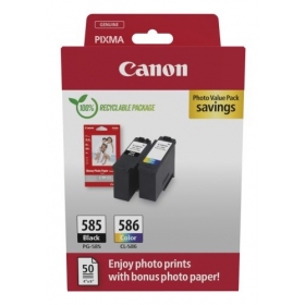 Canon PG-585/CL-586 (6205C004) Photo value pack Mustekasettisarja, BK/CMY