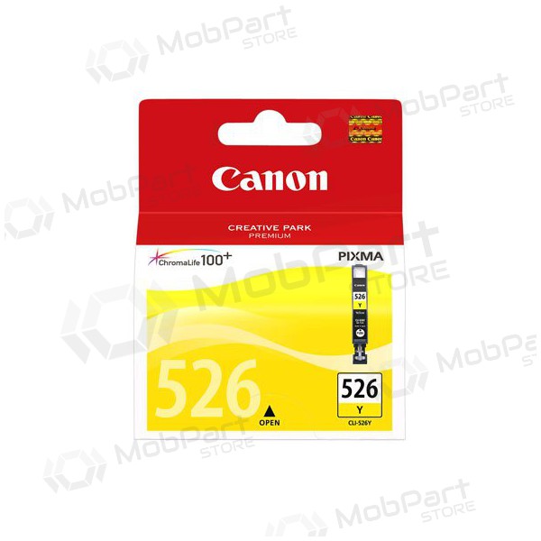 Canon CLI-526 - 4543B001, keltainen mustekasetti mustesuihkutulostimille