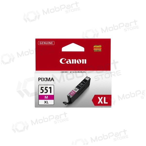 Canon CLI-551XL, magenta mustekasetti mustesuihkutulostimille - 6445B001