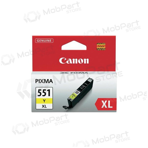 Canon CLI-551XL (6446B001), keltainen mustekasetti mustesuihkutulostimiin