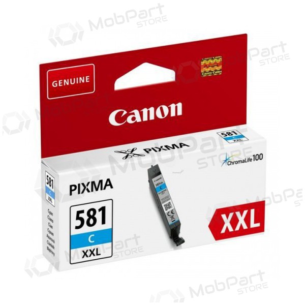Canon CLI-581 XXL (1995C001), sininen mustekasetti mustesuihkutulostimille