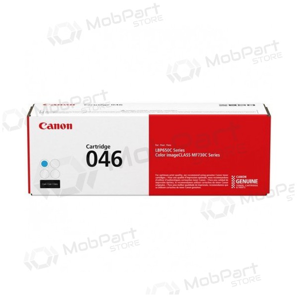 Canon CRG 046 (1249C002), syaani värikasetti lasertulostimille, 2300 sivua.