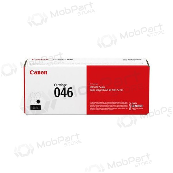 Canon CRG 046 - (1250C002), musta värikasetti lasertulostimille, 2200 sivua.
