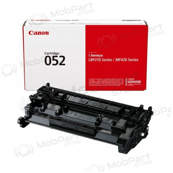 Canon CRG 052 (2199C002), musta kasetti lasertulostimille, 3100 sivua.