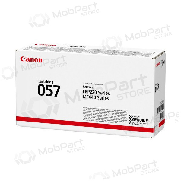 Canon CRG 057 (3009C002) musta kasetti lasertulostimille, 3100 sivut.