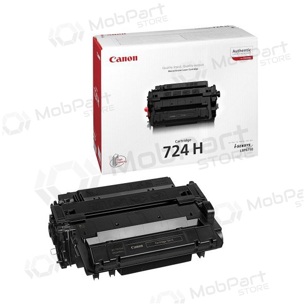 Canon CRG 724H (3482B002) (3482B011) musta kasetti lasertulostimille, 12500 sivut.
