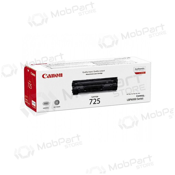 Canon CRG 725 (3484B002) musta värikasetti lasertulostimille, 1600 sivua