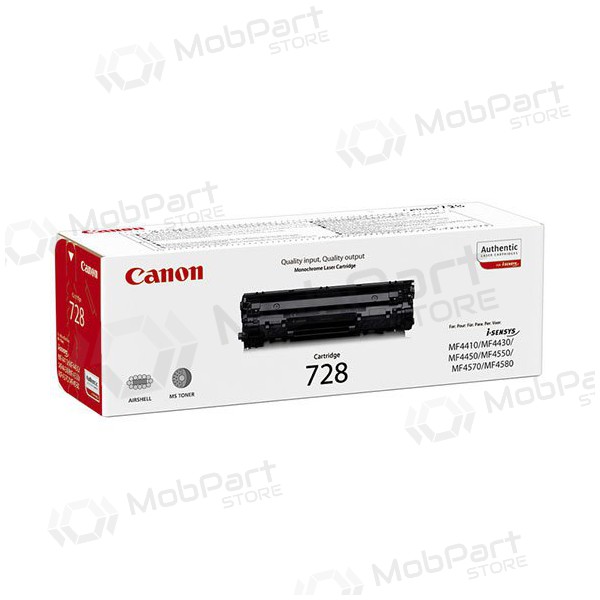 Canon CRG 728 (3500B002) musta värikasetti lasertulostimille, 2100 sivua.