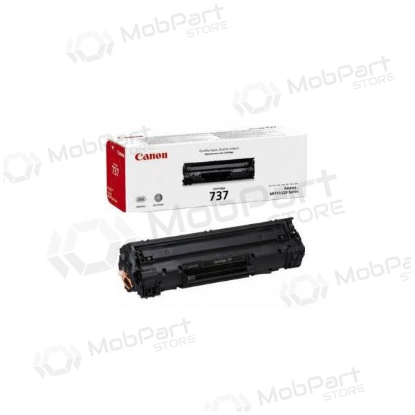Canon CRG 737 (9435B002) musta värikasetti lasertulostimille, 2100 sivua.