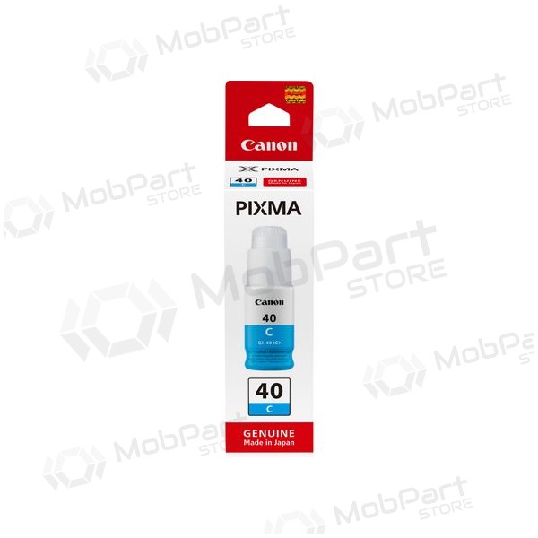 Canon GI-40C (3400C001) Mustepullon täyttöpakkaus, syaani