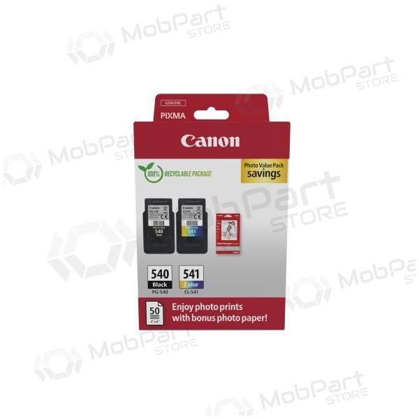 Canon PG-540/CL-541 (5225B013) Photo value pack Mustekasettisarja, BK/CMY