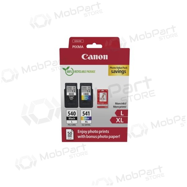 Canon PG-540L/CL-541XL (5224B012) Photo value pack Mustekasettisarja, BK/CMY
