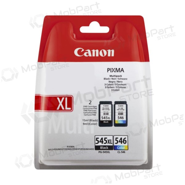 Canon PG-545XL/CL-546 (8286B010) mustekasettisarja, BK/CMY