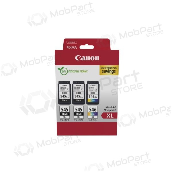 Canon PG-545XL/CL-546XL (8286B013) mustekasettisarja, BK/CMY