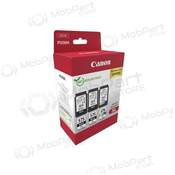 Canon PG-575XL/CL-576XL (5437C004) mustekasettisarja, BK/CMY