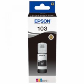 Epson 103 EcoTank (C13T00S14A), musta kasetti mustesuihkutulostimille, 65 ml