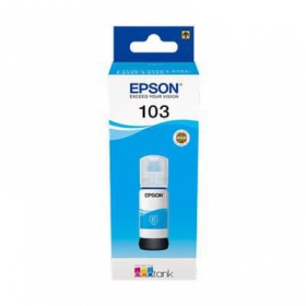 Epson 103 EcoTank ( - C13T00S24A), syan mustekasetti mustesuihkutulostimille, 65 ml