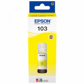 Epson 103 EcoTank (C13T00S44A) Musteen täyttöpullo, keltainen