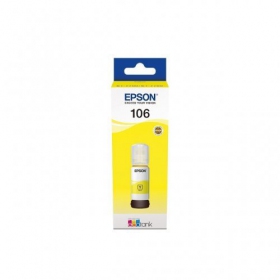Epson 106 (C13T00R440), keltainen mustekasetti mustesuihkutulostimille, 70 ml