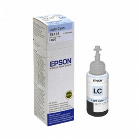 Epson (C13T67354A), vaaleansyaani värikasetti mustesuihkutulostimille