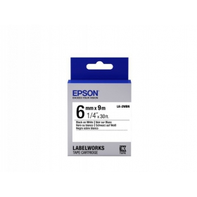 Epson tarrakasetti LK-2WBN vakioliima musta valkoisella 6mm (9m)