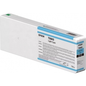 Epson T55K5 (C13T55K500) 700 ml mustekasetti, vaaleansininen