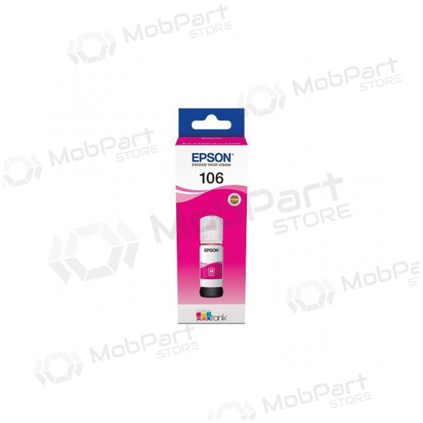 Epson 106 (C13T00R340),  kasetti mustesuihkutulostimille, 70 ml