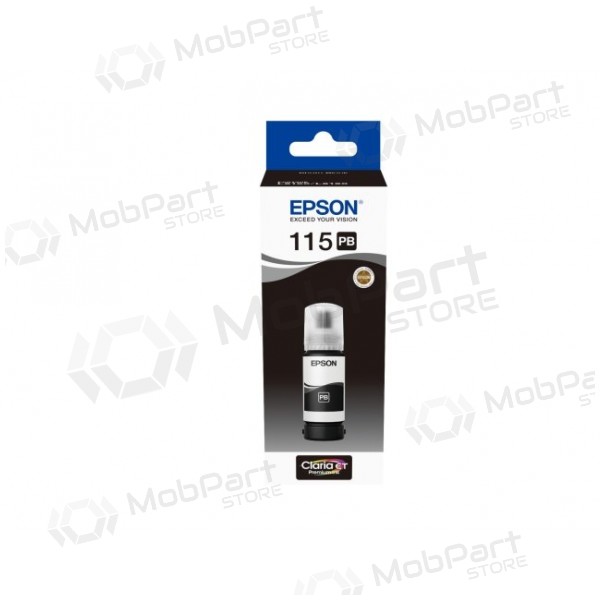 Epson 115 EcoTank (C13T07D14A) musteen täyttöpullo, valokuvamusta