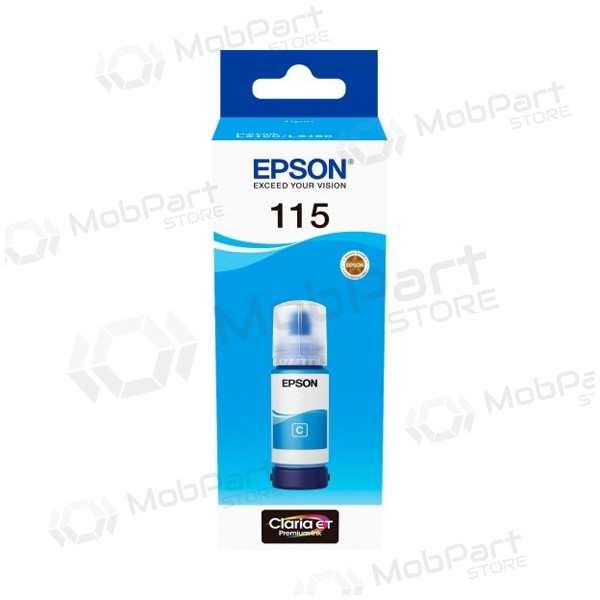 Epson 115 EcoTank (C13T07D24A) Musteen täyttöpullo, syaani