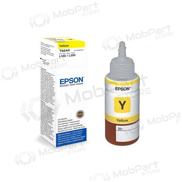 Epson (C13T66444A), keltainen mustekasetti mustesuihkutulostimille