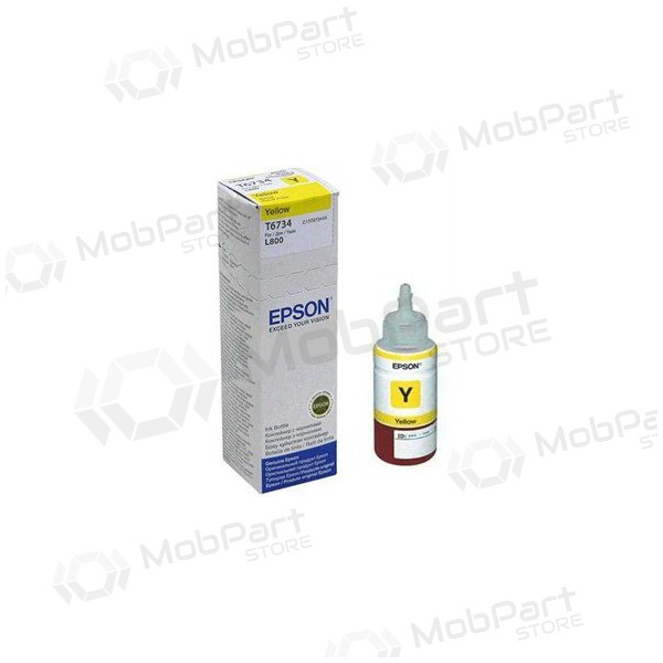 Epson - (C13T67344A), keltainen mustekasetti mustesuihkutulostimille