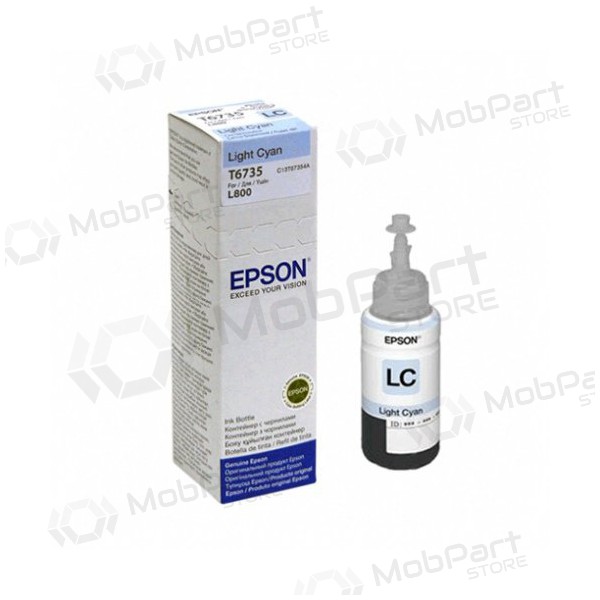 Epson (C13T67354A), vaaleansyaani värikasetti mustesuihkutulostimille