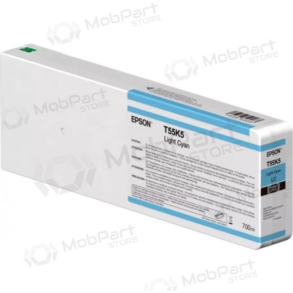 Epson T55K5 (C13T55K500) 700 ml mustekasetti, vaaleansininen