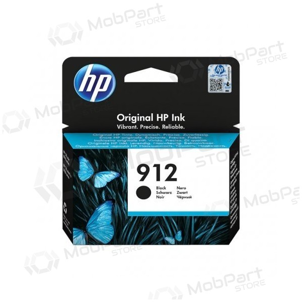Hewlett-Packard 912 (3YL80AE), musta mustekasetti mustesuihkutulostimille 1000 sivua