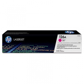 HP 126A (CE313A), magenta värikasetti lasertulostimiin, 1000 sivua.