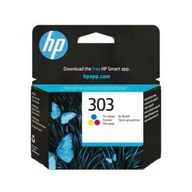 HP 303 kolmivärinen (T6N01AE) mustekasetti, CMY