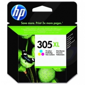 HP 305XL kolmivärinen (3YM63AE) mustekasetti, CMY