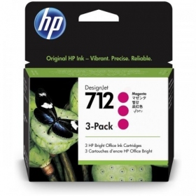 HP 712 (3ED78A) mustekasetti, purppura (SPEC)
