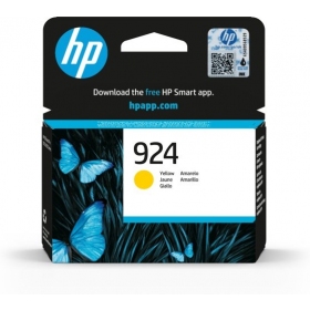 HP 924 (4K0U5NE) mustekasetti, keltainen
