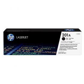 HP No.201A (CF400A), musta kasetti lasertulostimille, 1420 sivut.