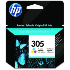 HP No.305 mustekasettisarja (3YM60AE), syaani, magenta, keltainen mustekasetti mustesuihkutulostimille, 100 sivua.