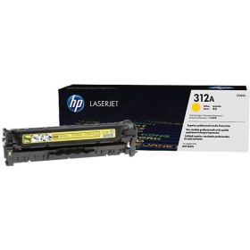 HP No.312A (CF382A), keltainen kasetti lasertulostimille, 2700 sivut.