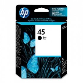 HP nro 45 (51645AE), musta mustekasetti mustesuihkutulostimille, 930 sivua